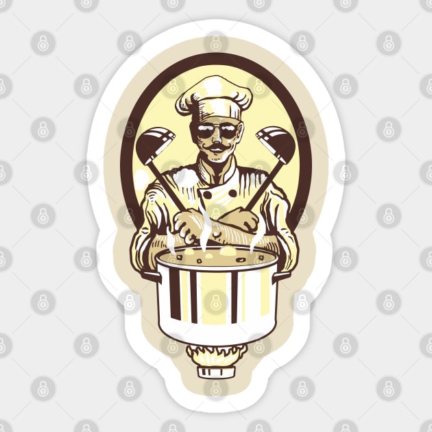 Cooking Chef Sticker by Urbanprint